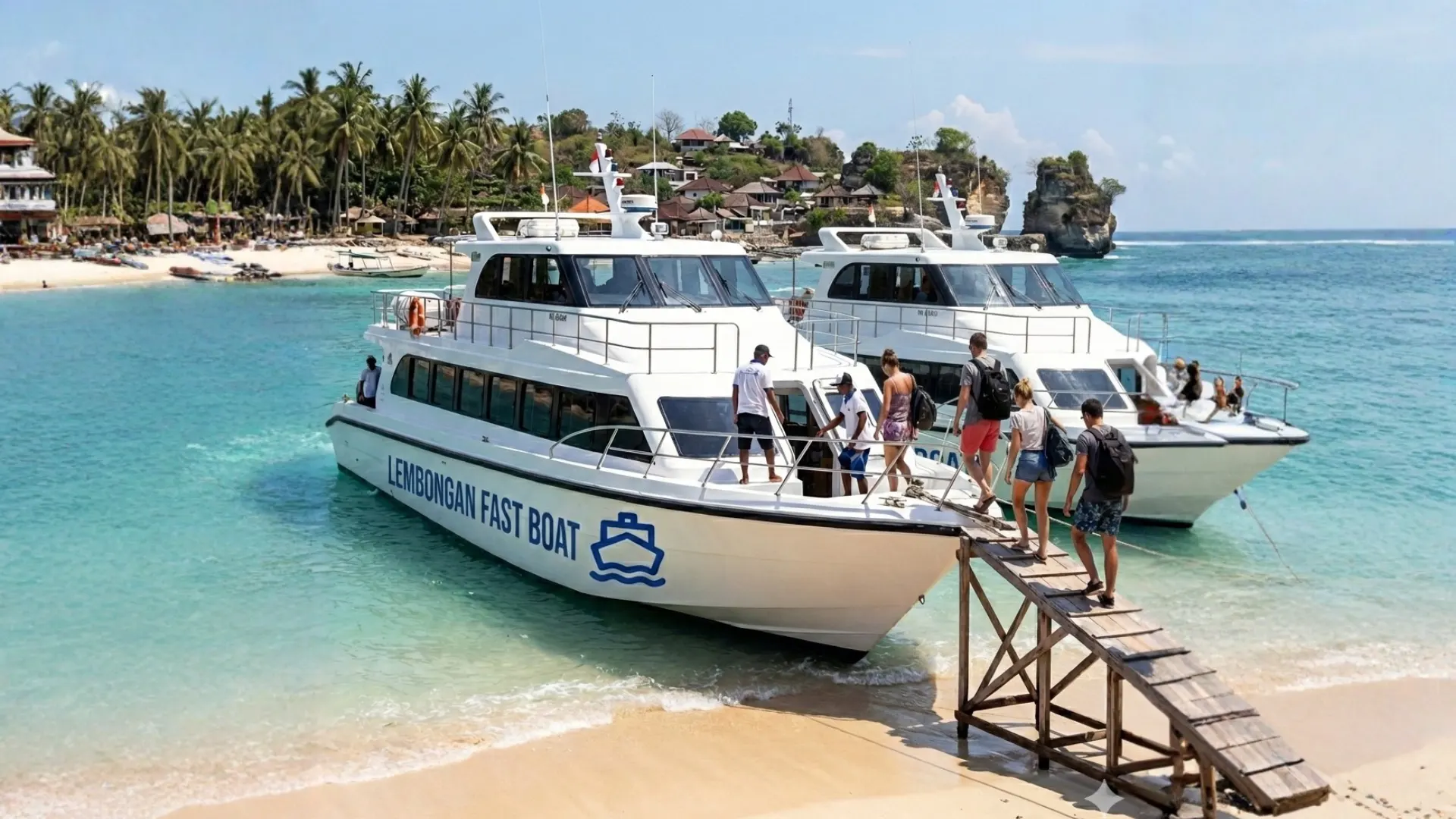 Fast Boat Lembongan service providing reliable sea transportation from Bali to Nusa Lembongan
